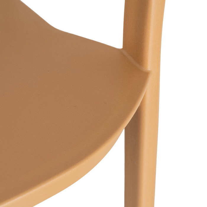 Silla Apilable Ocre Pp Contract 52 X 52 X 80 cm (Set de 2)
