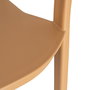 Silla Apilable Ocre Pp Contract 52 X 52 X 80 cm (Set de 2)