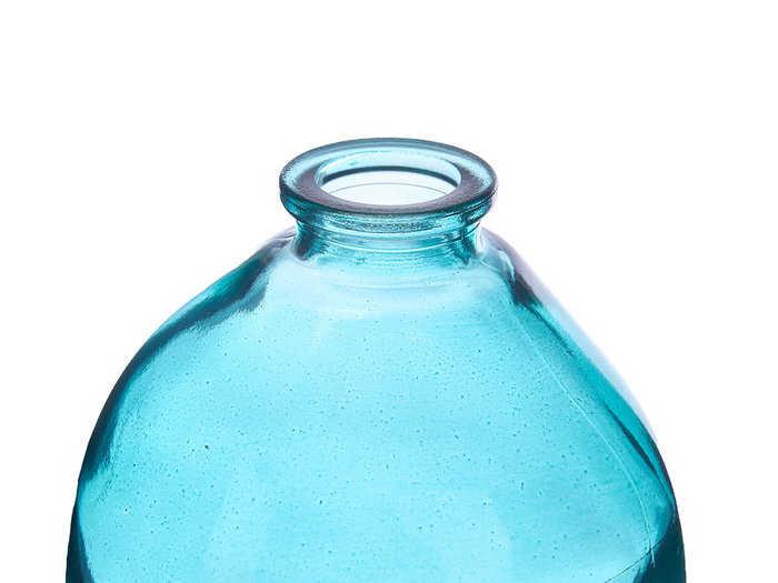 GIFTDECOR Frasco de Cristal Irregular Turquesa GIFTDECOR Frasco de Cristal Irregular Turquesa