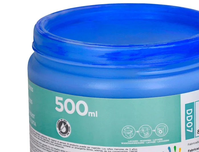 Liderpapel Pintura de dedos azul 500 ml