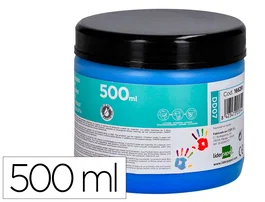 Liderpapel Pintura de dedos azul 500 ml