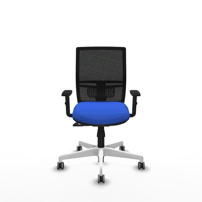 PIQUERAS Y CRESPO Silla de oficina Yunquera con mecanismo Sincro, Azul y Negro PIQUERAS Y CRESPO Silla de oficina Yunquera con mecanismo Sincro, Azul y Negro