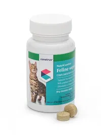 Covetrus Nutricarevet Suplemento Gástrico Felino 80Cpd - Con Psilio, Olmo, Malvavisco y Montmorilonita para Apoyo Digestivo