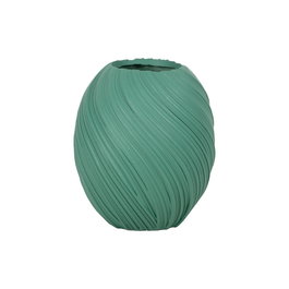 Jarrón Turquesa Resina Decoración 45,30 X 45,30 X 51 cm