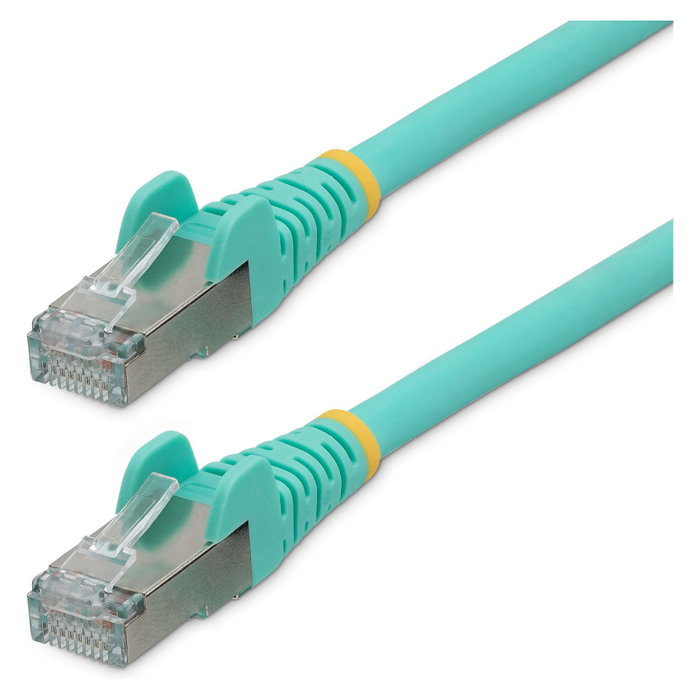 StarTech.com Cable de Red Ethernet Cat6a 3m Aguamarina LSZH PoE++ 100W StarTech.com Cable de Red Ethernet Cat6a 3m Aguamarina LSZH PoE++ 100W
