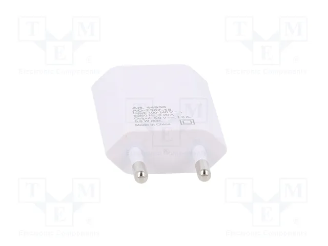 GOOBAY Cargador USB 5W Blanco