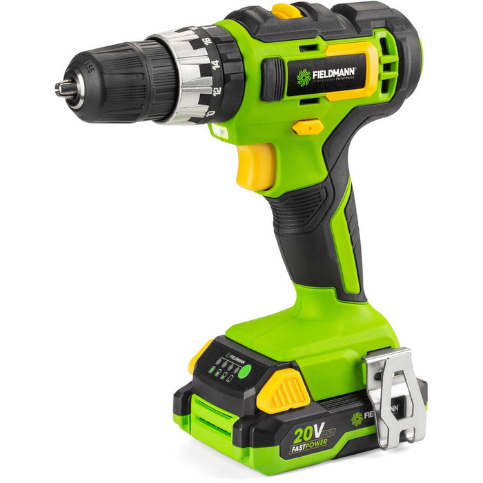 Fieldmann Taladro de impacto inalámbrico 20V 2Ah 35 Nm Fieldmann Taladro de impacto inalámbrico 20V 2Ah 35 Nm