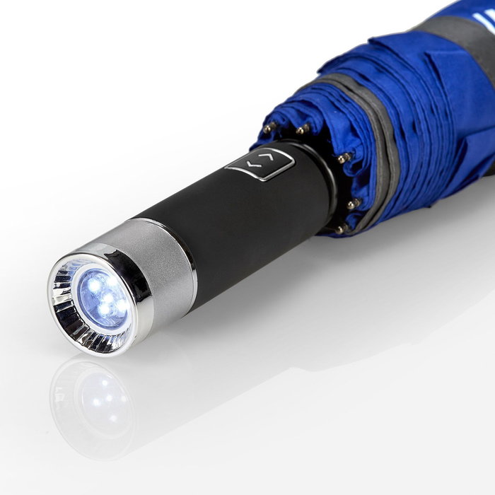 Sparco S099105 Paraguas Plegable con Linterna LED, Compacto y Ligero, Ideal para Viajes y Uso Diario Sparco S099105 Paraguas Plegable con Linterna LED, Compacto y Ligero, Ideal para Viajes y Uso Diario