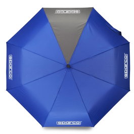 Sparco S099105 Paraguas Plegable con Linterna LED, Compacto y Ligero, Ideal para Viajes y Uso Diario