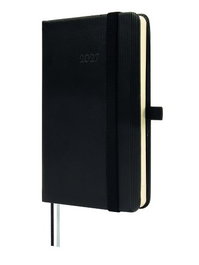 Finocam Agenda Anual 2027 Minimal Textura Tapa Dura Negra