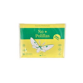 BIOAROMA Pack No + Polillas Saquito Perfumado 5Uds. Antinsectos y Antpolillas con Neem, Eucalipto, Citronella y Alcanfor