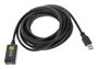 Techly Cable Extensor USB 3.2 SuperSpeed+ 5 Gbps 5 Metros Negro - Alargador de Señal USB para PC, Mac, PlayStation, Xbox, Impresora, Teclado, Ratón