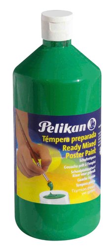 Tempera Pelikan 1000 Ml (Bote) 742/1L Verde Claro Nº155 Tempera Pelikan 1000 Ml (Bote) 742/1L Verde Claro Nº155