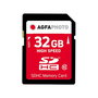 AgfaPhoto Tarjeta SDHC 32GB High Speed Clase 10 UHS-I U1 V10 - Card de Memoria