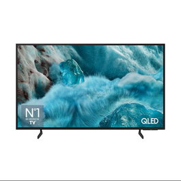 Samsung 55" QLED Q7F 4K UHD Smart TV (2025) - Procesador Q4 AI, Motion Xcelerator, Gaming Hub, Tizen OS, Alexa, Bixby, Diseño 3 Bezel-less
