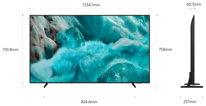 Samsung QLED 4K UHD 55 Pulgadas Q7F Smart TV 2025 con Procesador Q4 AI y Vision AI