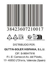 Quttin Sacacorchos Profesional Boton Abridor 12.5x3cm (24 Unidades)