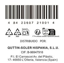 Quttin Sacacorchos Profesional Boton Abridor 12.5x3cm (24 Unidades)