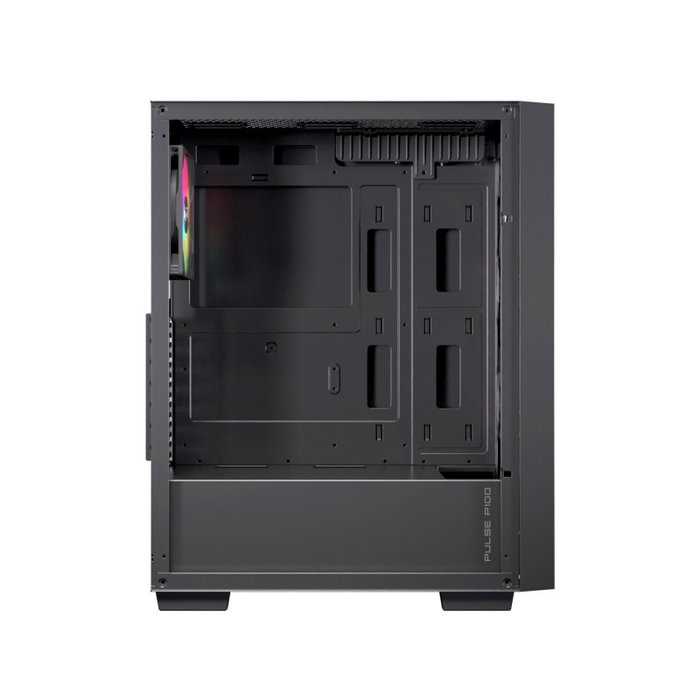 Einarex P100 RGB Caja ATX Semitorre Negra 3 Ventiladores EXCS-PL-100R-B