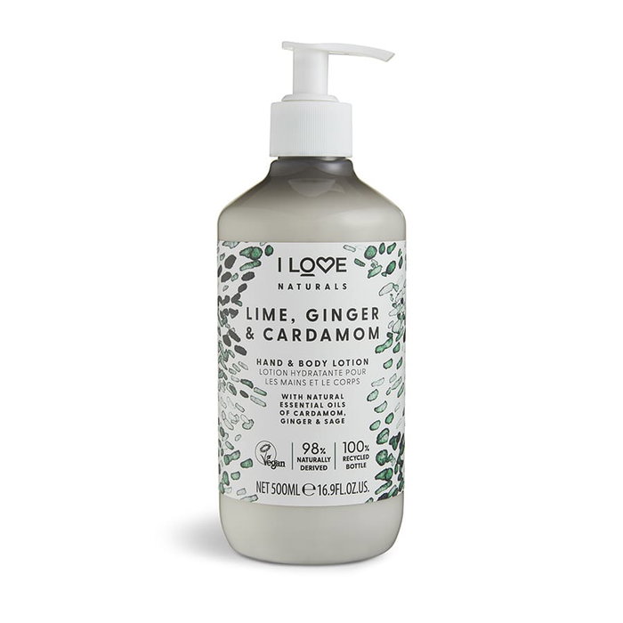 I Love Loción Hidratante para Manos y Cuerpo Lima, Jengibre y Cardamomo 500 ml I Love Loción Hidratante para Manos y Cuerpo Lima, Jengibre y Cardamomo 500 ml