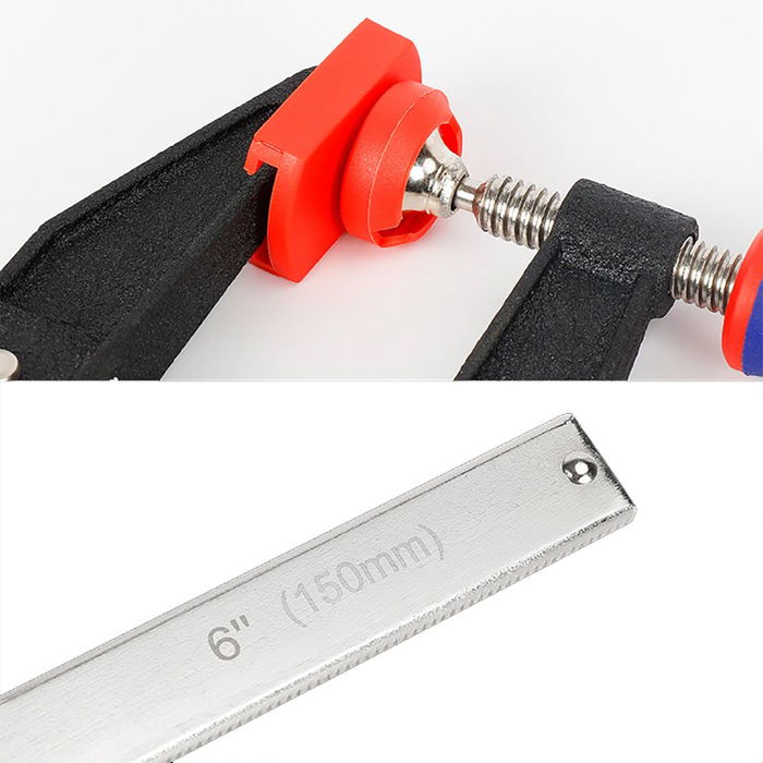 Workpro Sargento de apriete con émbolo de 30 cm, liberación rápida, acero