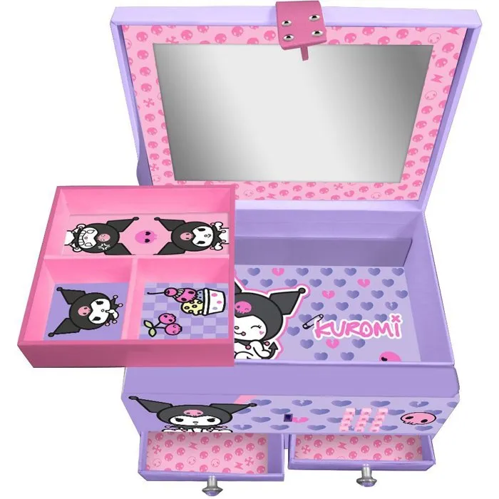 KIDS LICENSING Joyero Secreto con Sonido Kuromi Hello Kitty