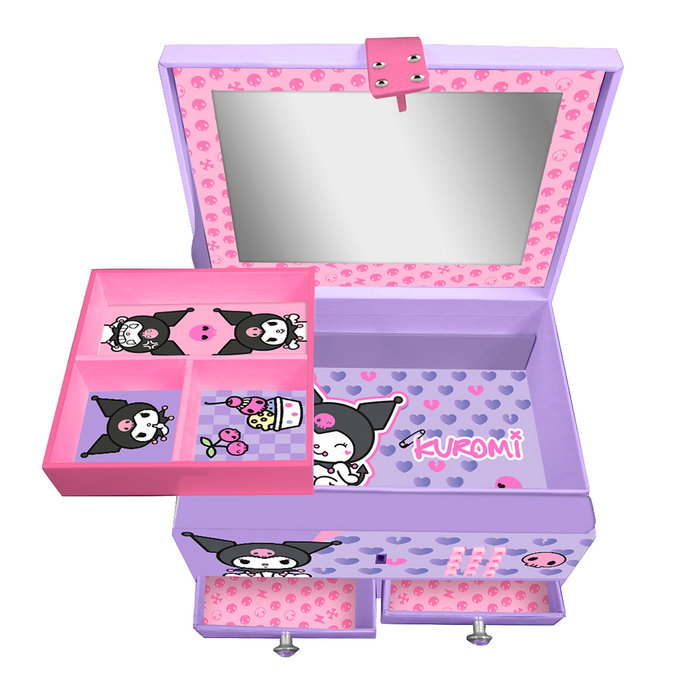 KIDS LICENSING Joyero Secreto con Sonido Kuromi Hello Kitty
