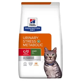 Hill's Hpd Feline C-D Urinary Stress Metabolic Comida para Gatos 3 kg