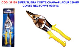 SIFER Tijera de corte recto para chapa y pladur 250mm