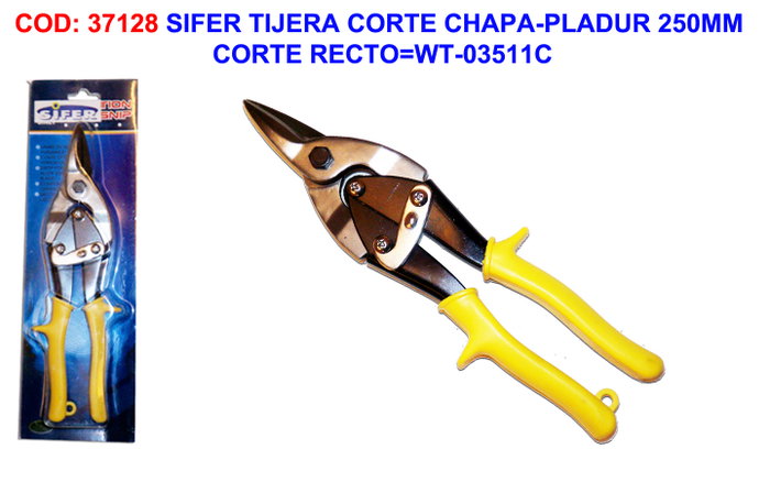 SIFER Tijera de corte recto para chapa y pladur 250mm SIFER Tijera de corte recto para chapa y pladur 250mm