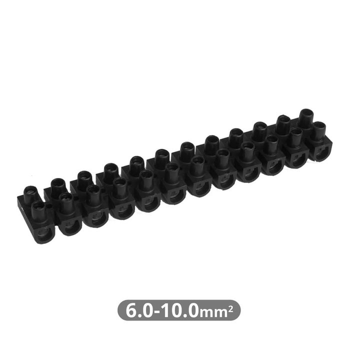 GSC Evolution Pack 10 Regletas de Conexión 10 mm2 - Negra GSC Evolution Pack 10 Regletas de Conexión 10 mm2 - Negra