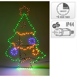 Basics Figura LED Árbol de Navidad 80 cm con 201 LED