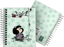 GRAFOPLAS DISEÑO Cuaderno A7 Mafalda Kiss 100H 70G C5MM 9,5x10,5x1,6cm