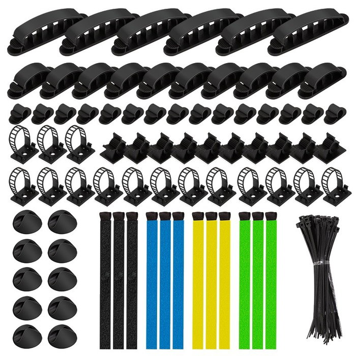 LogiLink Set de organización de cables en caja de 8 artículos