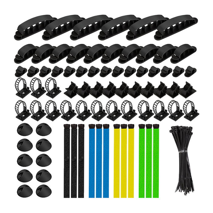 LogiLink KAB0084 Set de organizadores de cables multicolor LogiLink KAB0084 Set de organizadores de cables multicolor