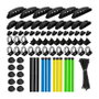 LogiLink KAB0084 Set de organizadores de cables multicolor