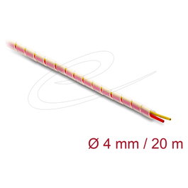 DeLOCK 19012 Manguera de Silicona Espiral Transparente 4 mm 20 m
