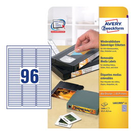 AVERY Zweckform L6022REV-25 Blanco 63,5 x 8,5 mm