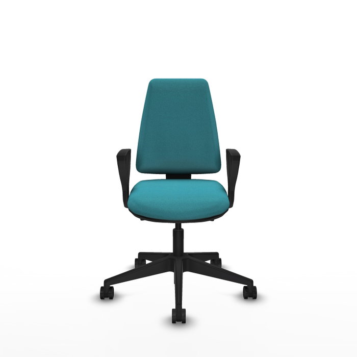 PIQUERAS Y CRESPO Silla de oficina Elche, Mecanismo Asincro, Tela Turquesa PIQUERAS Y CRESPO Silla de oficina Elche, Mecanismo Asincro, Tela Turquesa