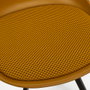 Home Deco Factory Silla Atom con Cojín Mostaza