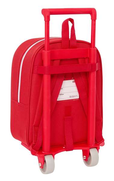Safta Mochila 232+carro 805 Sevilla FC con Carro 22x27x10 cm