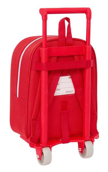 Safta Mochila 232+carro 805 Sevilla FC con Carro 22x27x10 cm