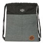 Bolsa Mochila con Cuerdas BlackFit8 Old school Negro Gris 35 x 40 x 1 cm