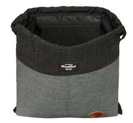 Bolsa Mochila con Cuerdas BlackFit8 Old school Negro Gris 35 x 40 x 1 cm