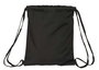 Bolsa Mochila con Cuerdas BlackFit8 Old school Negro Gris 35 x 40 x 1 cm