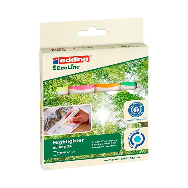 Edding Marcadores Fluorescentes 24 Ecoline Surtidos