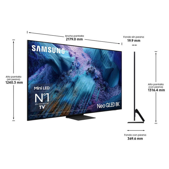 Smart TV Samsung TQ98QN990FTXXC 98" 8K Ultra HD HDR Neo QLED Smart TV Samsung TQ98QN990FTXXC 98" 8K Ultra HD HDR Neo QLED