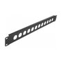 DeLOCK Patchpanel 19″ Tipo-D 12 Puertos Negro