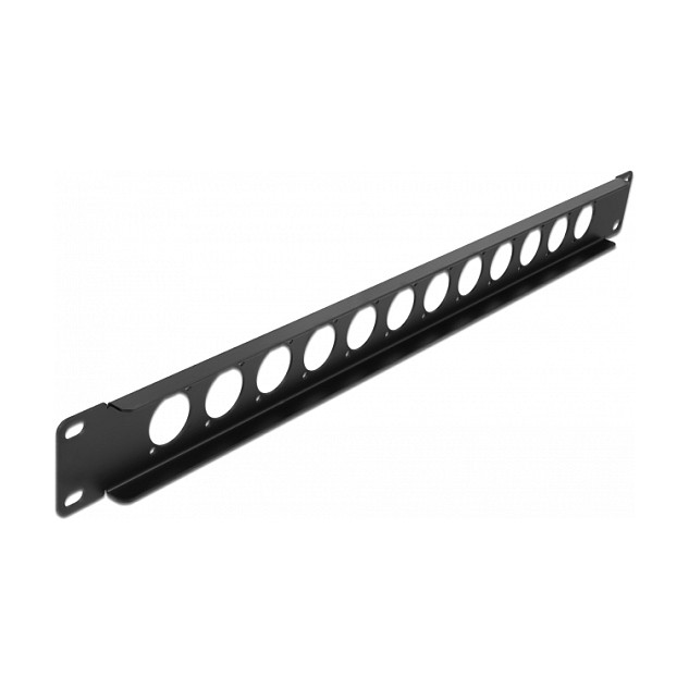 DeLOCK Patchpanel 19″ Tipo-D 12 Puertos Negro DeLOCK Patchpanel 19″ Tipo-D 12 Puertos Negro