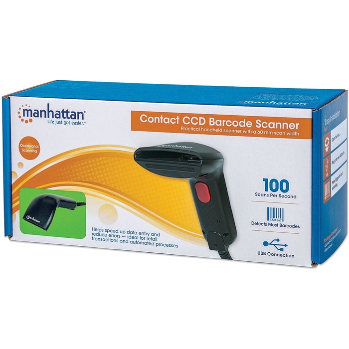Noname BARCODE SCANNER CCD USB BLACK